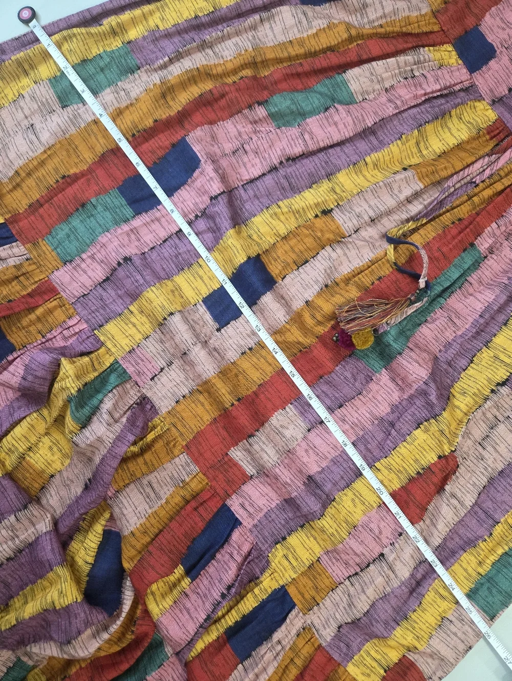 FARM Rio Multicolored Block Stripe Maxi Dress - Picture 11 of 13